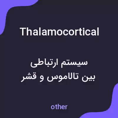 معنی thalamocortical به فارسی معنی thalamocortical به فارسی