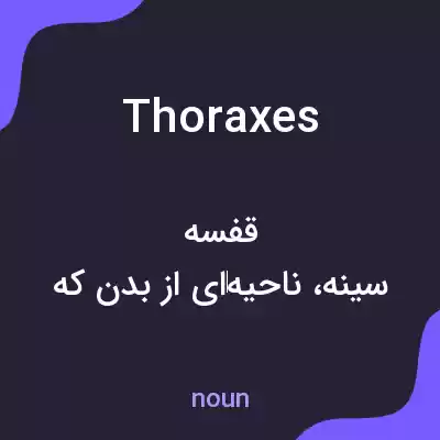 معنی thoraxes به فارسی معنی thoraxes به فارسی