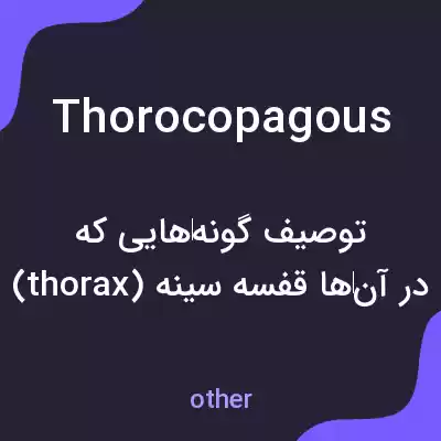 معنی thorocopagous به فارسی معنی thorocopagous به فارسی