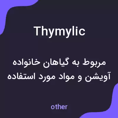 معنی thymylic به فارسی معنی thymylic به فارسی