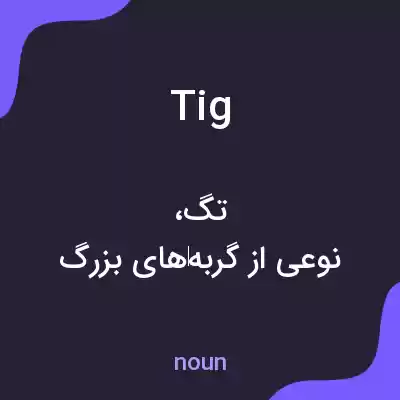 معنی tig به فارسی معنی tig به فارسی