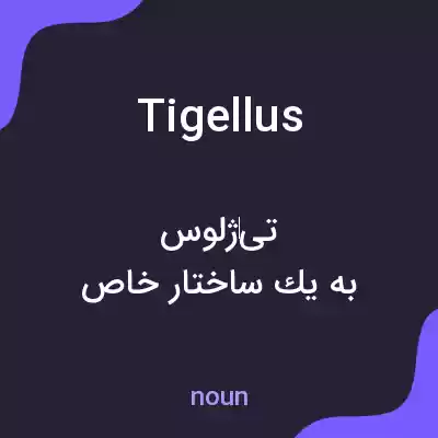 معنی tigellus به فارسی معنی tigellus به فارسی