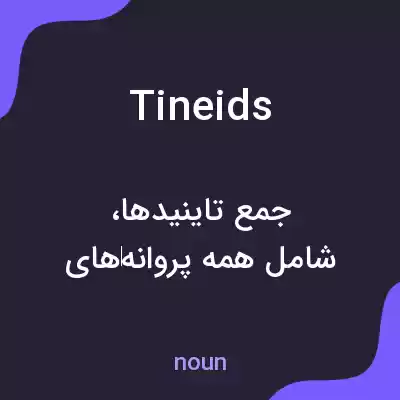 معنی tineids به فارسی معنی tineids به فارسی