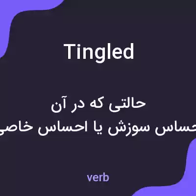 معنی tingled به فارسی معنی tingled به فارسی