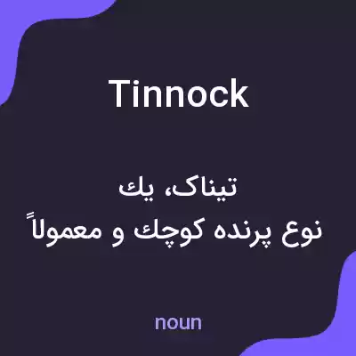 معنی tinnock به فارسی معنی tinnock به فارسی
