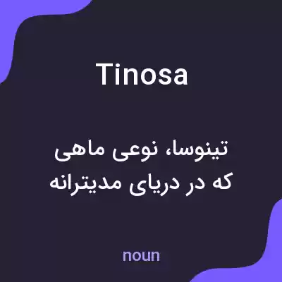 معنی tinosa به فارسی