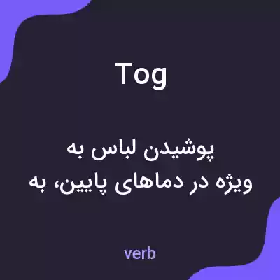معنی tog به فارسی