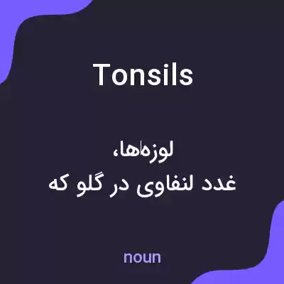 معنی tonsils به فارسی معنی tonsils به فارسی