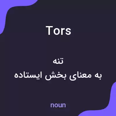 معنی tors به فارسی معنی tors به فارسی
