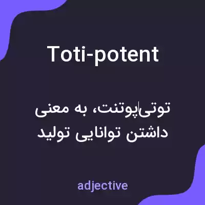 معنی toti-potent به فارسی معنی toti-potent به فارسی