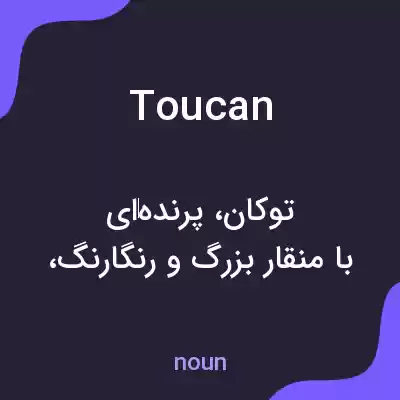 معنی toucan به فارسی معنی toucan به فارسی