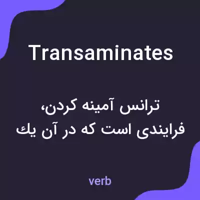 معنی transaminates به فارسی معنی transaminates به فارسی