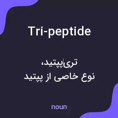 معنی tri-peptide به فارسی معنی tri-peptide به فارسی