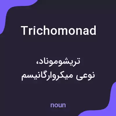 معنی trichomonad به فارسی معنی trichomonad به فارسی