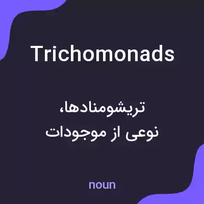 معنی trichomonads به فارسی معنی trichomonads به فارسی