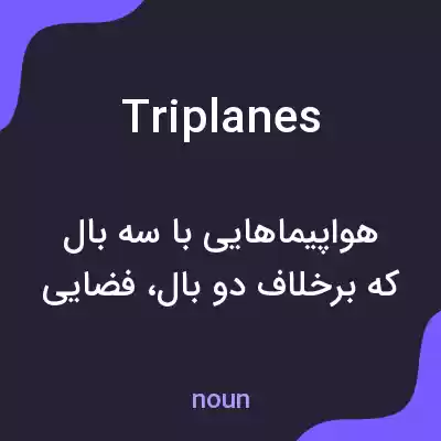 معنی triplanes به فارسی معنی triplanes به فارسی