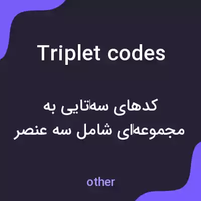 معنی triplet codes به فارسی معنی triplet codes به فارسی