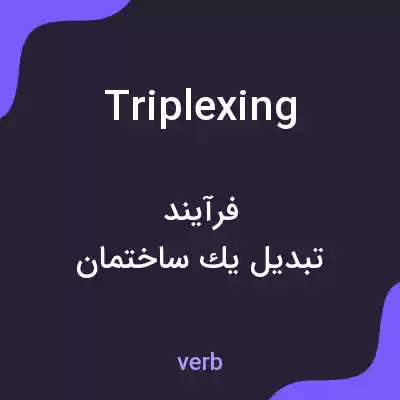 معنی triplexing به فارسی معنی triplexing به فارسی