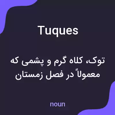 معنی tuques به فارسی معنی tuques به فارسی