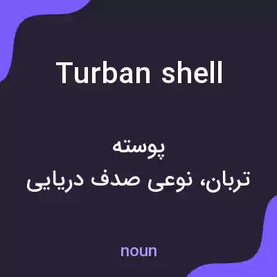 معنی turban shell به فارسی معنی turban shell به فارسی