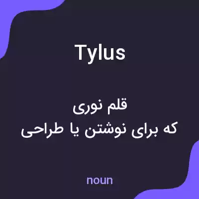 معنی tylus به فارسی معنی tylus به فارسی