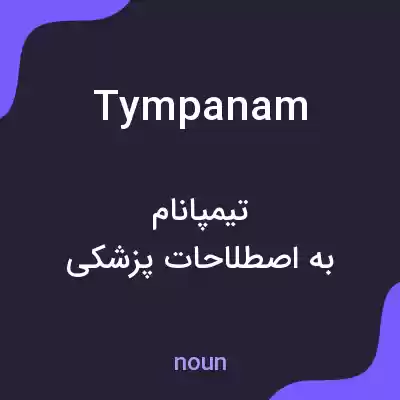 معنی tympanam به فارسی معنی tympanam به فارسی