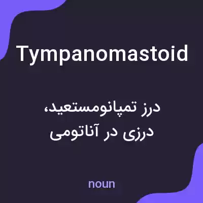 معنی tympanomastoid به فارسی معنی tympanomastoid به فارسی