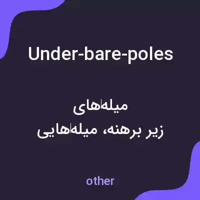 معنی under-bare-poles به فارسی معنی under-bare-poles به فارسی