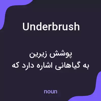 معنی underbrush به فارسی معنی underbrush به فارسی