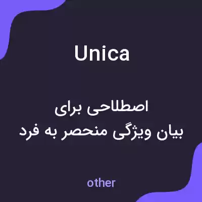 معنی unica به فارسی معنی unica به فارسی