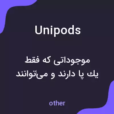معنی unipods به فارسی معنی unipods به فارسی