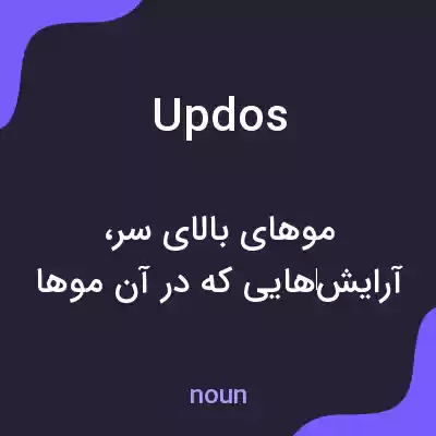 معنی updos به فارسی معنی updos به فارسی