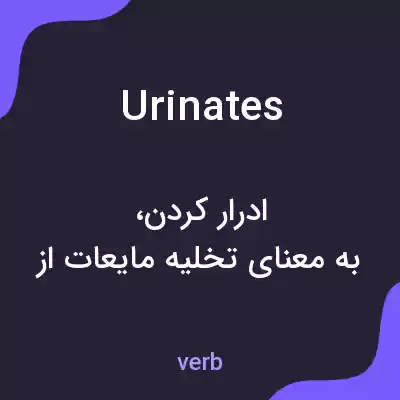 معنی urinates به فارسی معنی urinates به فارسی