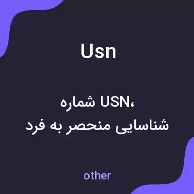 معنی usn به فارسی معنی usn به فارسی