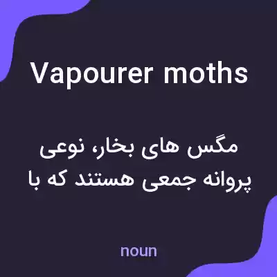 معنی vapourer moths به فارسی معنی vapourer moths به فارسی