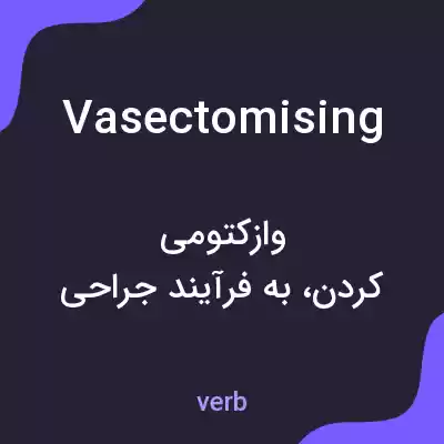معنی vasectomising به فارسی معنی vasectomising به فارسی