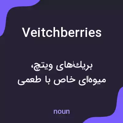 معنی veitchberries به فارسی معنی veitchberries به فارسی