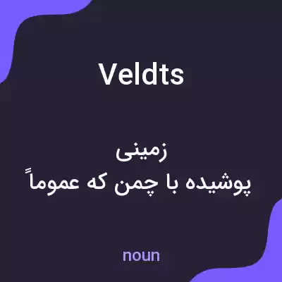 معنی veldts به فارسی معنی veldts به فارسی