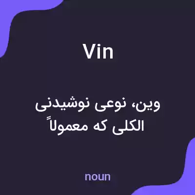 معنی vin به فارسی