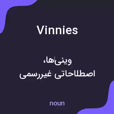 معنی vinnies به فارسی معنی vinnies به فارسی