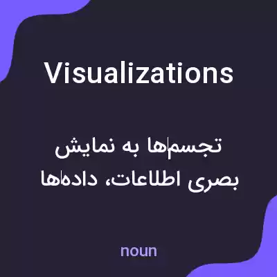 معنی visualizations به فارسی معنی visualizations به فارسی