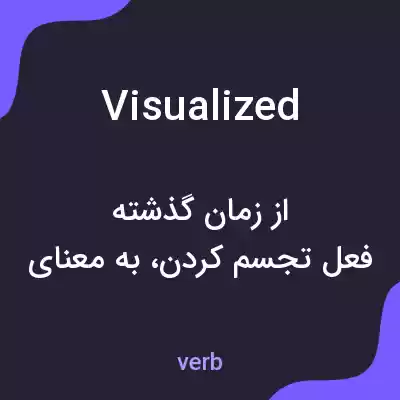 معنی visualized به فارسی معنی visualized به فارسی