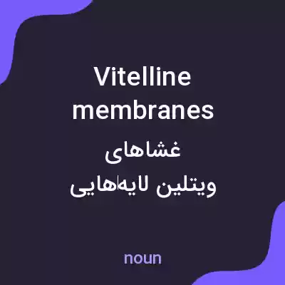 معنی vitelline membranes به فارسی معنی vitelline membranes به فارسی