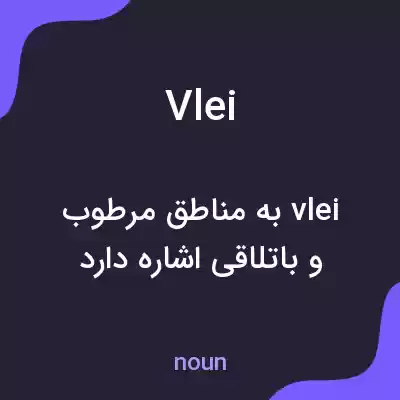 معنی vlei به فارسی معنی vlei به فارسی