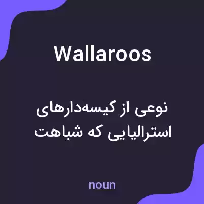 معنی wallaroos به فارسی معنی wallaroos به فارسی