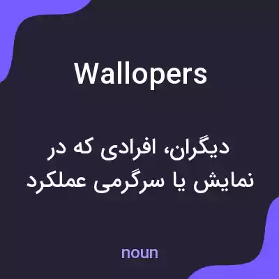 معنی wallopers به فارسی معنی wallopers به فارسی