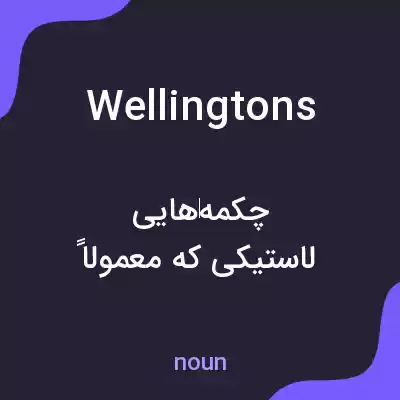 معنی wellingtons به فارسی معنی wellingtons به فارسی