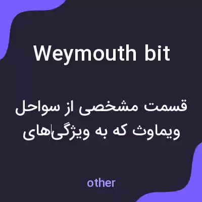 معنی weymouth bit به فارسی معنی weymouth bit به فارسی