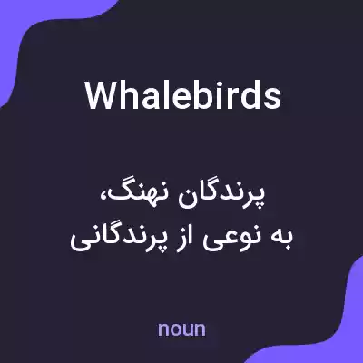 معنی whalebirds به فارسی معنی whalebirds به فارسی