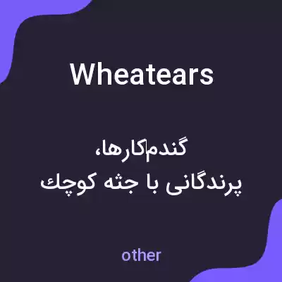 معنی wheatears به فارسی معنی wheatears به فارسی